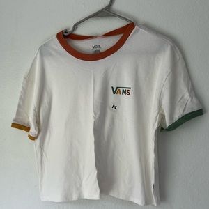 VANS Womens Crop Top Shirt Size Medium NWT